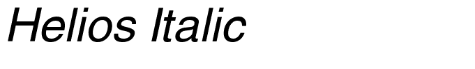 Helios Italic