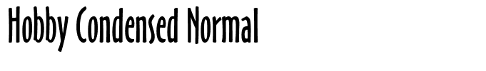 Hobby Condensed Normal