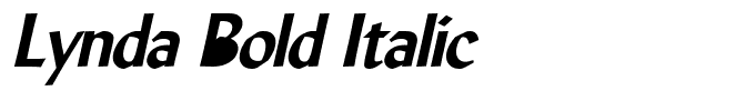 Lynda Bold Italic