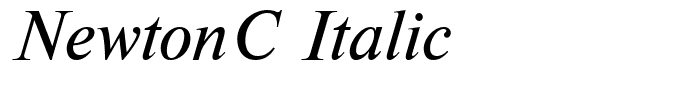 NewtonC Italic