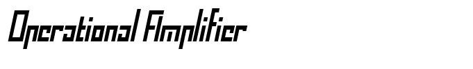 Operational Amplifier