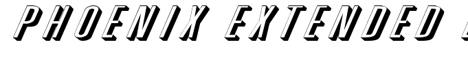 Phoenix Extended D Italic