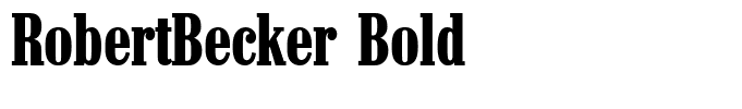 RobertBecker Bold