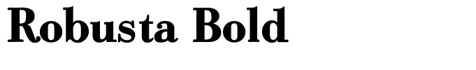 Robusta Bold