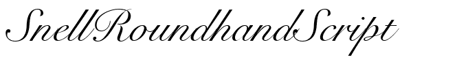 SnellRoundhandScript