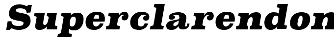 Superclarendon Bl Italic(1)