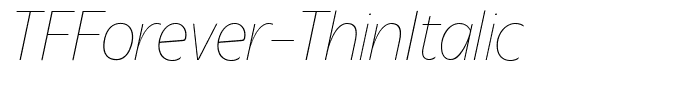 TFForever-ThinItalic