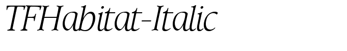 TFHabitat-Italic