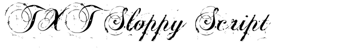 TXT Sloppy Script