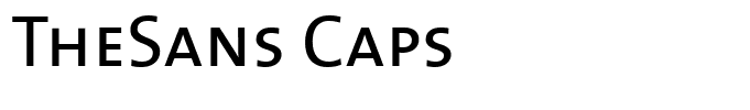 TheSans Caps