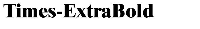 Times-ExtraBold