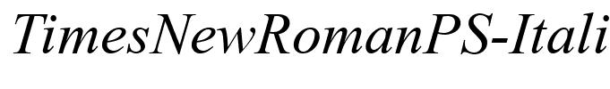 TimesNewRomanPS-Italic