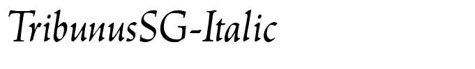 TribunusSG-Italic