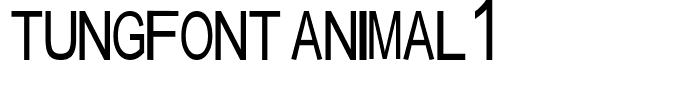 tungfont animal 1