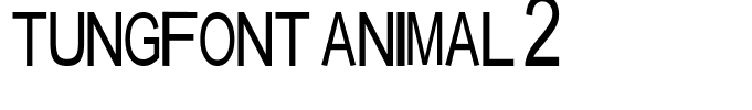 tungfont animal 2