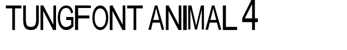 tungfont animal 4