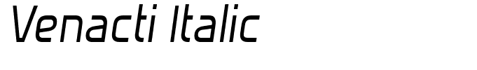 Venacti Italic