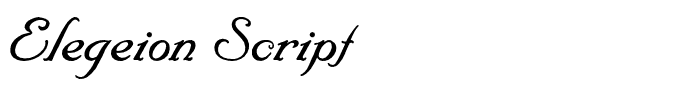 Elegeion Script