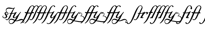 Elegeion Script Ligatures