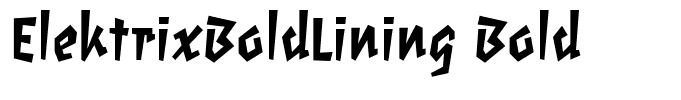 ElektrixBoldLining Bold