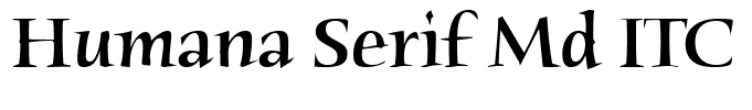 Humana Serif Md ITC TT Medium