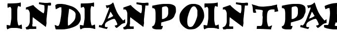 INDIANPOINTPARKfont Regular