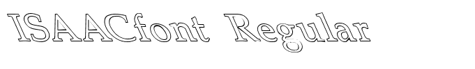 ISAACfont Regular