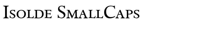 Isolde SmallCaps