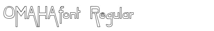 OMAHAfont Regular