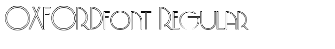 OXFORDfont Regular