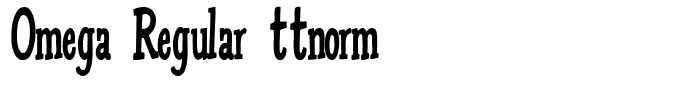 Omega Regular ttnorm