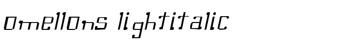 Omellons LightItalic