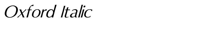 Oxford Italic