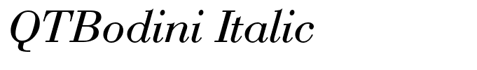 QTBodini Italic