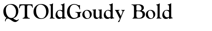 QTOldGoudy Bold