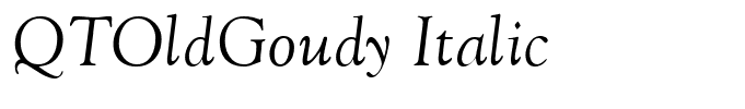 QTOldGoudy Italic