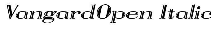 VangardOpen Italic