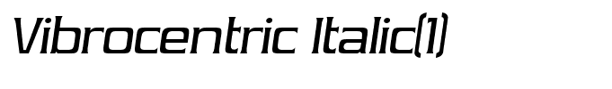 Vibrocentric Italic(1)