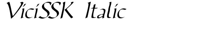 ViciSSK Italic