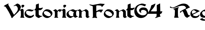 VictorianFont64 Regular ttext