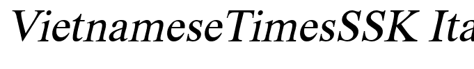 VietnameseTimesSSK Italic