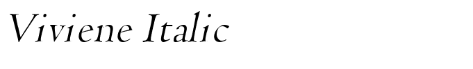 Viviene Italic