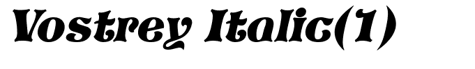 Vostrey Italic(1)