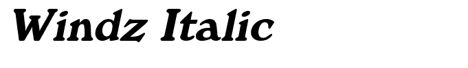 Windz Italic