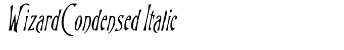 WizardCondensed Italic