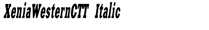 XeniaWesternCTT Italic