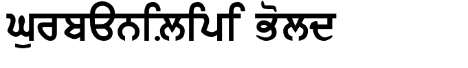 GurbaniLipi Bold