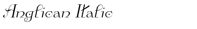 Anglican Italic