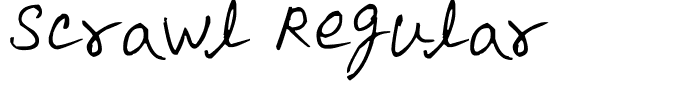 Scrawl Regular