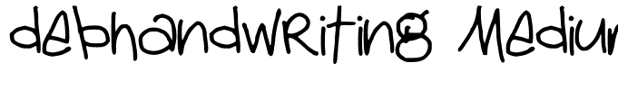 debhandwriting Medium